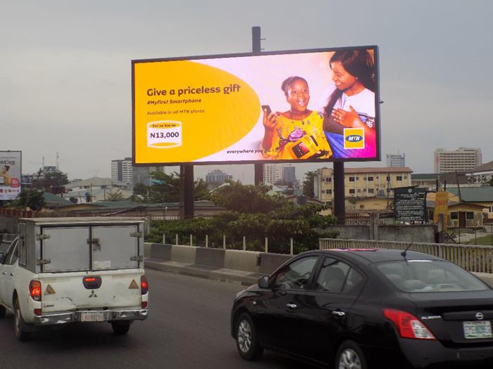 P16 Outdoor Advertising LED Billboard With High Brightness Installed In Nigeria