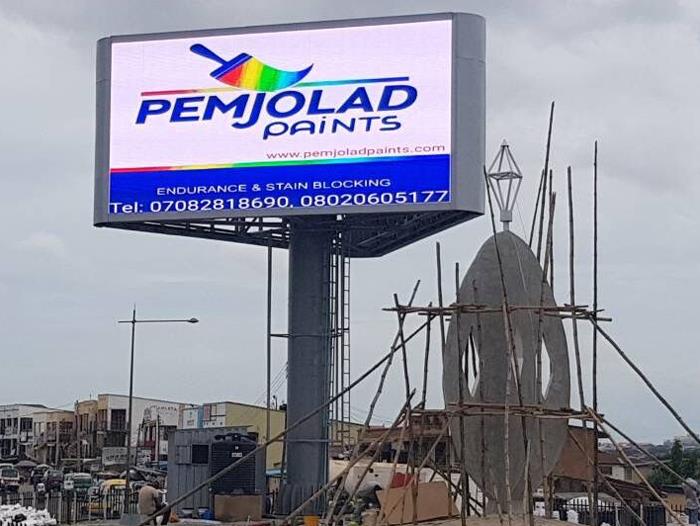 The First LED Display Billboard Installed In Illorin, Kwara State In Nigeria