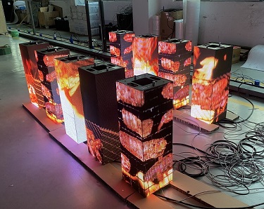 Square Pillar LED Screen