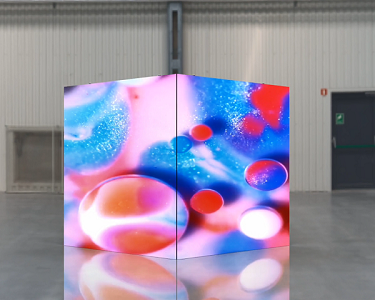 Outdoor Seamless Corner LED Display