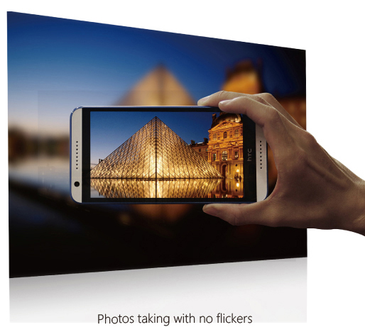 Photo no flicker
