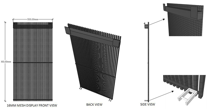 Outdoor Curtain LED Display
