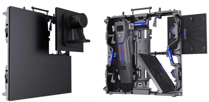 Outdoor front service rental LED display