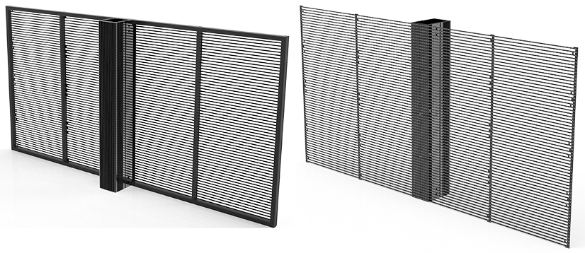 Transparent LED display