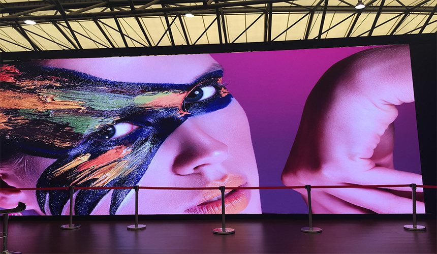 Indoor LED video wall