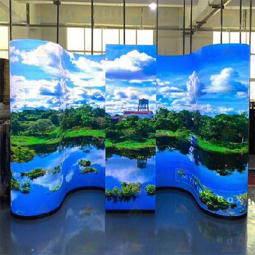 LSS Series Soft & Flexibile LED Module Tiles For LED Cylider and Creative Curve LED Display